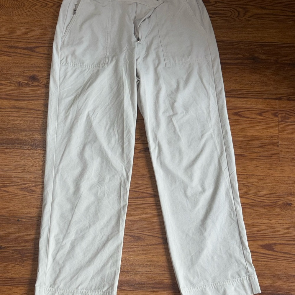 Athleta Light Gray Track Pants